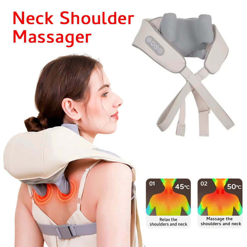 Massgix™ Shiatsu Neck & Shoulder Massager